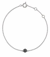 Bracciale Crivelli Donna in Oro bianco Diamante Black 370-XB1842